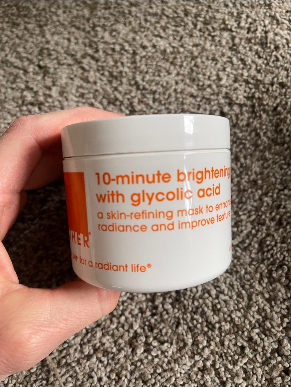 NEW Unopened 10 Minute Brightening Mask Glycolic Acid